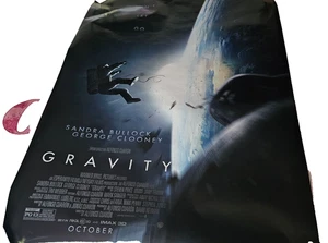 Gravity - Sandra Bullock George Clooney -  ORIGINAL  CINEMA  POSTER - Bild 1 von 2