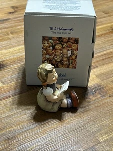 Hummel Goebel German Porcelain Figurine #389 Girl w/ Sheet Music 2.5" - Picture 1 of 5