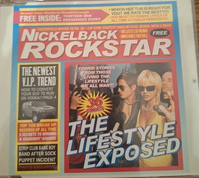 Nickelback Rockstar CD Single with 2 Live Tracks - Image 1 of 2