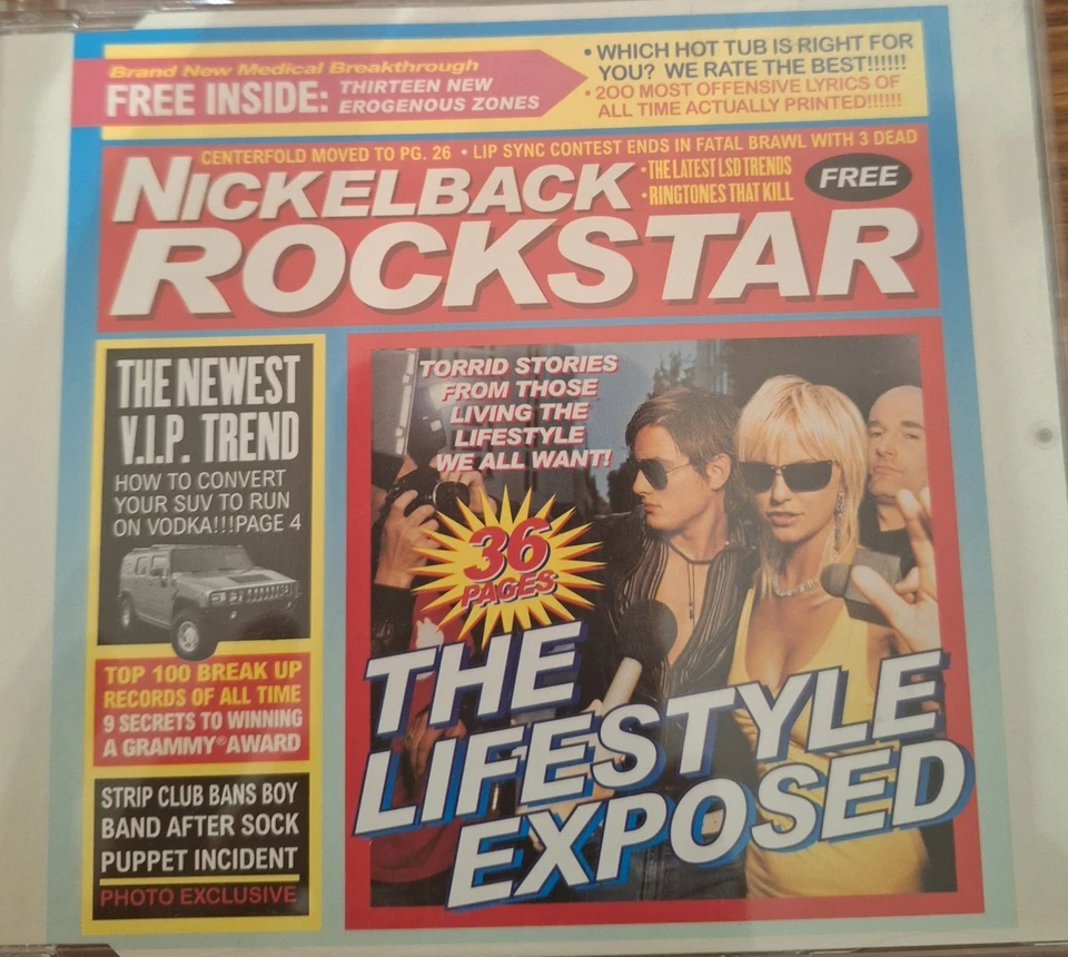 Nickelback Rockstar CD Single with 2 Live Tracks - Image 1 of 2