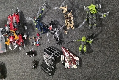 LEGO лот Bionicle Star Wars 8996 Hobbit 79001 запчасти фигурки оптом неполный - Изображение 1 из 4