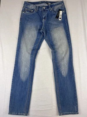 Pantalones de mezclilla para mujer New Direction 10 rectos bolsillos adornados fin de semana nuevos con etiquetas Foto 1 de 4