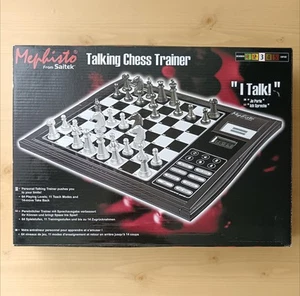 SAITEK MEPHISTO TALKING CHESS TRAINER SCHACHCOMPUTER CHESS SCHACH - Bild 1 von 10
