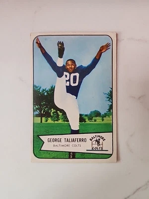 1954 Bowman George Taliaferro #50  - Image 1 of 4