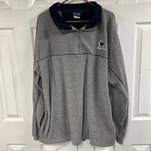 Hombre Penn State Vellón 1/4 Cremallera Talla XL Antigua Marca Universitaria - Imagen 1 de 4