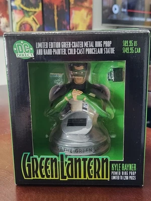 Anillo DC Direct Green Lantern Corps réplica de utilería busto Kyle Rayner LE #895/1200 Foto 1 de 4