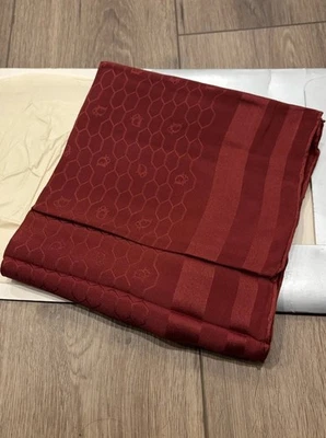 Винтажный шарф с монограммой в стиле ар-деко Christian Dior — 100% шелк, Италия, 60–70-е с коробкой - Изображение 1 из 4