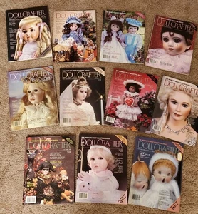 Vintage 1989 Doll Crafter Magazine Complete Set Lot of 11 Issues w/ Patterns - Picture 1 of 13