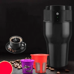 Cafetera Portátil Eléctrica Portátil Cafetera Coche Montada Exterior - Imagen 1 de 8