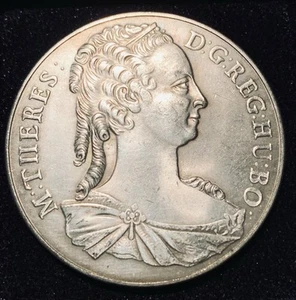 1743 Austria π¦πΉ Maria Theresia Hungary Historical Token - Picture 1 of 2