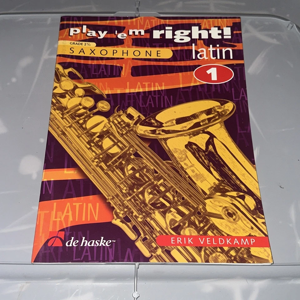 Veldkamp Play 'Em Right Latin Saxophone Bk 1 Grade 2 1/2 Unmarked - Image 1 of 1