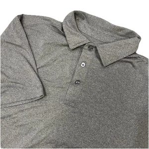UNTUCKit Herren Kurzarm Performance Poloshirt Größe XL einfarbig grau - Bild 1 von 10