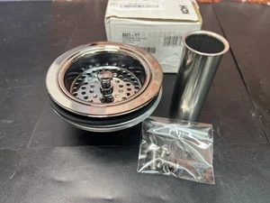 KOHLER 8801‑TT Duostrainer Sink Drain & Strainer Vibrant Titanium W/ Tailpiece - Picture 1 of 12