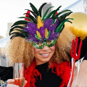 Masquerade Mask Elegant Artificial Feather for Decoration Cosplay Festival - Picture 1 of 6