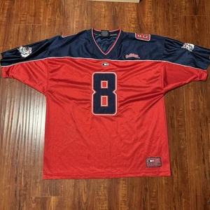 Vintage Fresno State Bulldogs Nr. 8 Fußballtrikot Größe Large (etikettiert XL) vom Kolosseum! - Bild 1 von 12