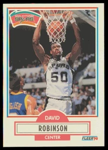 1990-91 Fleer #172 David Robinson San Antonio Spurs - Bild 1 von 2