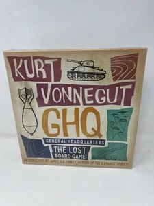 Kurt Vonnegut - Cuartel General del Cuartel General - Juego de Mesa Perdido - Nuevo/Sellado - B&N - Imagen 1 de 4
