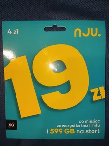 NJU POLEN SIM KARTE, 10GB, 4PLN - Bild 1 von 2