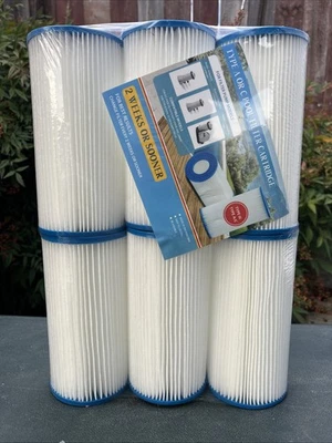 6 Pack Type A/C Type III Pool Filter Cartridges Replacement For Intex Bestway - Image 1 of 4