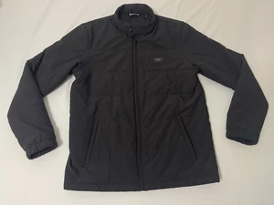 Chaqueta acolchada Travis Mathew Interlude para hombre M negra aislada ropa exterior fría - Imagen 1 de 6