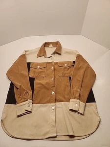 Womens Small Corduroy Button Up Shirt. Fashion On Earth Brand. - Picture 1 of 12