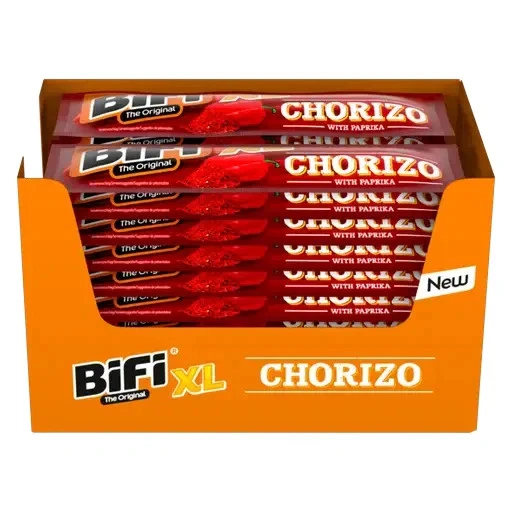 BiFi Chorizo Stick XL | 20 x 26g | Minisalami | Snack für Unterwegs