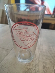The Grumpy Monk - 16 oz Pint Pub Beer Glass Tumbler Cocktail ~ IF SHE DRINKS! - Picture 1 of 8