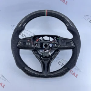 Custom Carbon Fiber Steering Wheel for Maserati 2017-2025 Ghibli / Levante GT - Picture 1 of 7