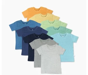 Pack de 10 camisetas Honestas Ropa Bebé Niño 12M NUEVAS - Imagen 1 de 4