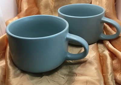 2 GRANDES 10 TAZONES/TAZAS DE SOPA CALLEJERA DE FRESA/CHILE/GUISO CON MANGO-ESPUMA DE MAR Foto 1 de 4