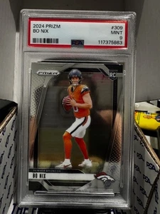 Bo Nix 2024 Panini Prizm #309 Rookie RC PSA 9 - Picture 1 of 2