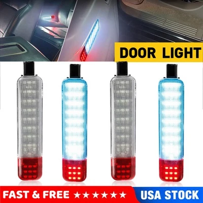 Luz LED de cortesía de puerta 4 piezas para Chevy Silverado Suburban Tahoe GMC Sierra Yukon Foto 1 de 4