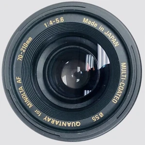Lente multicapa para cámara Quantaray para Minolta AF 70-210 mm f/4-5,6 para repuestos - Imagen 1 de 4