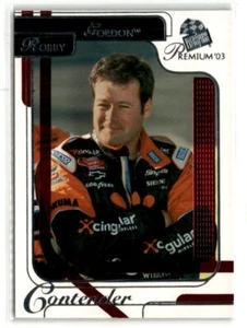 Robby Gordon Richard Childress Racing 2003 Presseausweis Premium rote Reflektoren #P9 - Bild 1 von 2