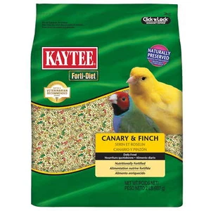 Kaytee Forti-Diet Pet Canary and Finch Pet Bird Food Seed, 2 lb - Picture 1 of 5
