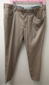 Meyer Men’s Modern Comfort Flat Front Arizona 5-Pocket Pants Khaki/Tan 38-36/32 - Picture 1 of 8