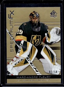 2019-20 SP AUTHENTIC Marc-Andre Fleury GOLD SPECTRUM FX BOUNTY /50 VEGAS KNIGHTS - Bild 1 von 2