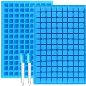 2 Pack Square Silicone Candy Molds for Gummy Chocolate Ice - Picture 1 of 7