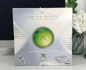 Microsoft XBOX KLASSIK Konsole CRYSTAL EDITION mit OVP + SPIELE - Bild 1 von 18