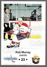 1990-91 Washington Capitals Smokey #17 Rob Murray