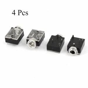 3.5mm Female 5 Pins Stereo Headset Interior PCB Mount Audio Jack Socket 4 Pcs - Picture 1 of 1