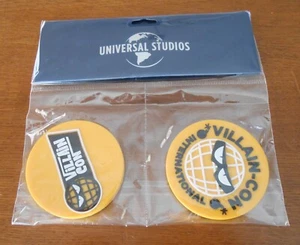 Juego de imanes Villain-Con International negro y amarillo 2,5" - Imagen 1 de 2
