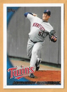 ANTHONY SWARZAK MINNESOTA TWINS #22 - TOPPS QUASI NUOVO-MT 2010 - Foto 1 di 2