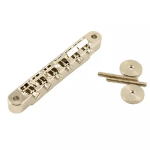 Kluson USA Ersatz nicht verdrahtet ABR-1 Tune-O-Matic Brücke Messing Sättel Nickel - Bild 1 von 4