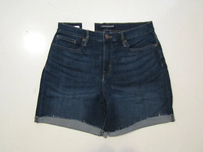 Pantalones Cortos Mujer CALVIN KLEIN Azul Mediterráneo Dobladillo Fray Largo Medio Talla 10 Nuevos con Etiquetas Foto 1 de 2