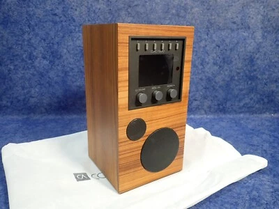 NEW Como Audio Amico AMTBEK EK Portable Wireless Smart Speaker System Teak/Black