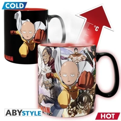 ABYSTYLE One-Punch Man Saitama & Genos Magic Mug 460ml Tasse