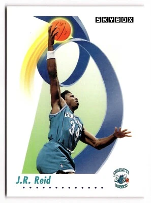 1991-92 Skybox - J.R. Reid #32 Charlotte Hornets B - Image 1 of 2