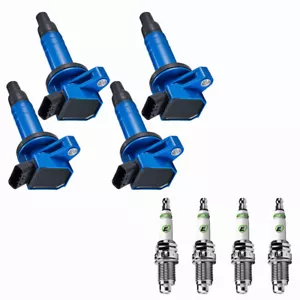Performance Ignition Coils + E3 Spark Plugs for Toyota Corolla Celica 1.8L 14 - Picture 1 of 6