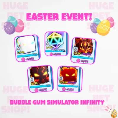 🐰 Easter Event 🟣 Bubble Gum Simulator INFINITY 🟣 Pets - Fast Delivery